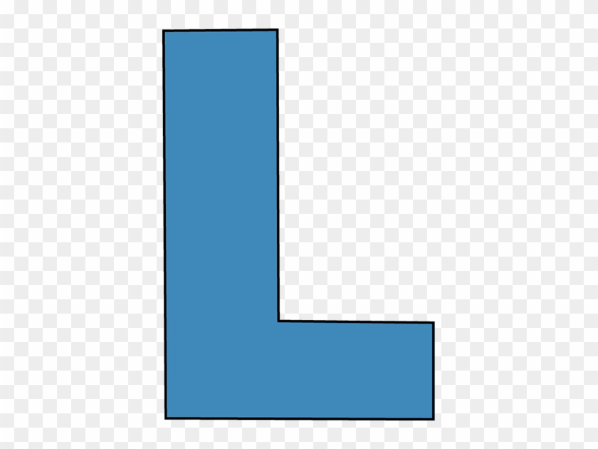 Blue Alphabet Letter L With L - Letter L Clip Art #237151