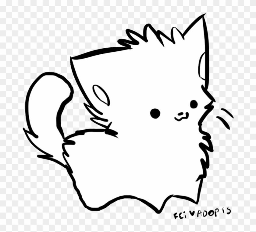 Feline Clipart Chibi - Warrior Cat Chibi Base #237221