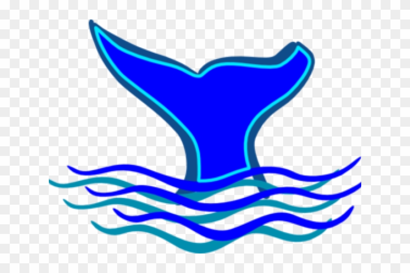 Blue Whale Clipart Tail - Blue Whale Clipart Tail #1506982