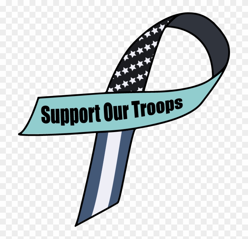 High Desert Inspections Support Our Troops Ribbon Blue - High Desert Inspections Support Our Troops Ribbon Blue #1507224