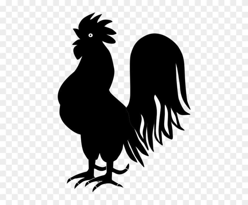Rooster Chicken Landfowl Silhouette Drawing Free Commercial - Rooster Chicken Landfowl Silhouette Drawing Free Commercial #1507561