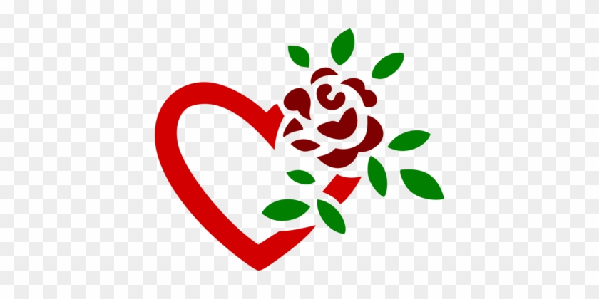 Black Rose Heart Love Computer Icons - Black Rose Heart Love Computer Icons #1507563
