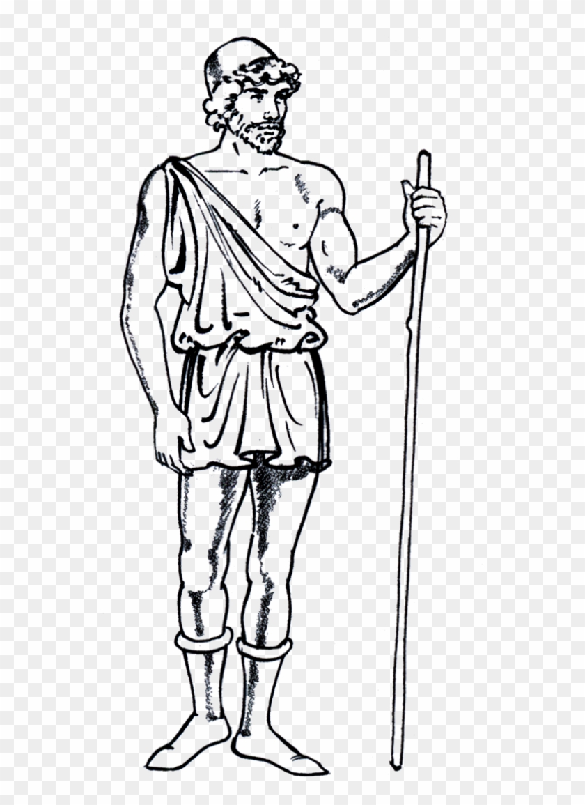 Clip Art Greek Man S Peasant - Clip Art Greek Man S Peasant #1508515