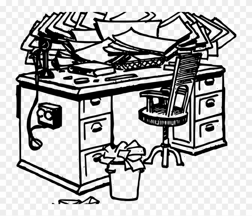 Collection Of Free Cluttered Clipart Messy School Desk - Collection Of Free Cluttered Clipart Messy School Desk #1508823