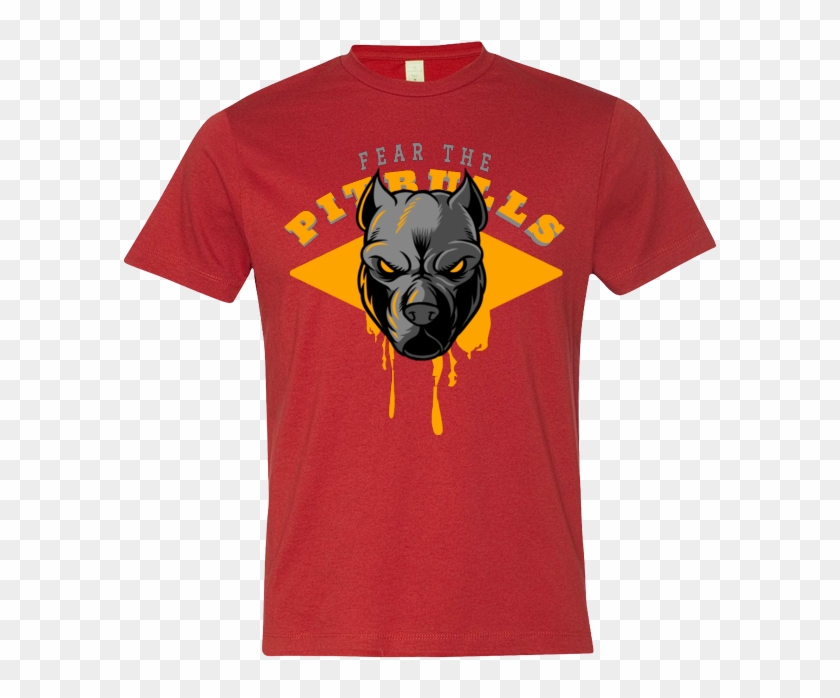 Fear The Pitbulls T-shirt Clip Art - Fear The Pitbulls T-shirt Clip Art #1508984
