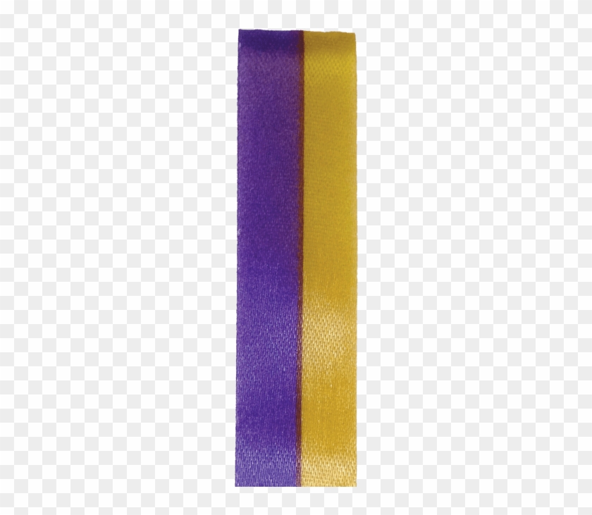 #5 Two-color Spirit Ribbon Purple/gold 50 Yd - #5 Two-color Spirit Ribbon Purple/gold 50 Yd #1509009