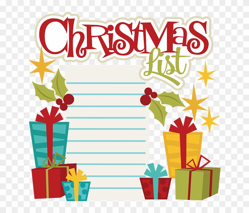 Christmas List Svg Clip Art Email Clip Art Mailing - Christmas List Svg Clip Art Email Clip Art Mailing #1509021