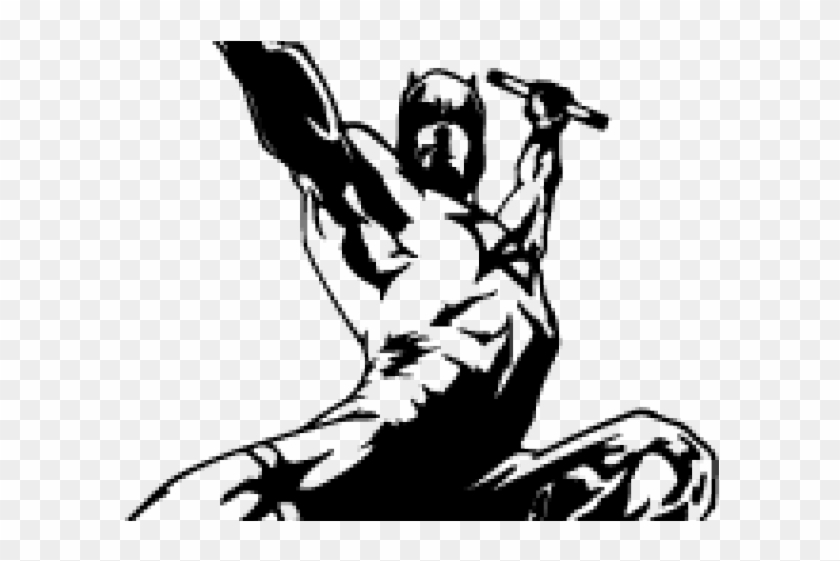 Marvel Daredevil Clipart Daredevil Silhouette - Marvel Daredevil Clipart Daredevil Silhouette #1509565