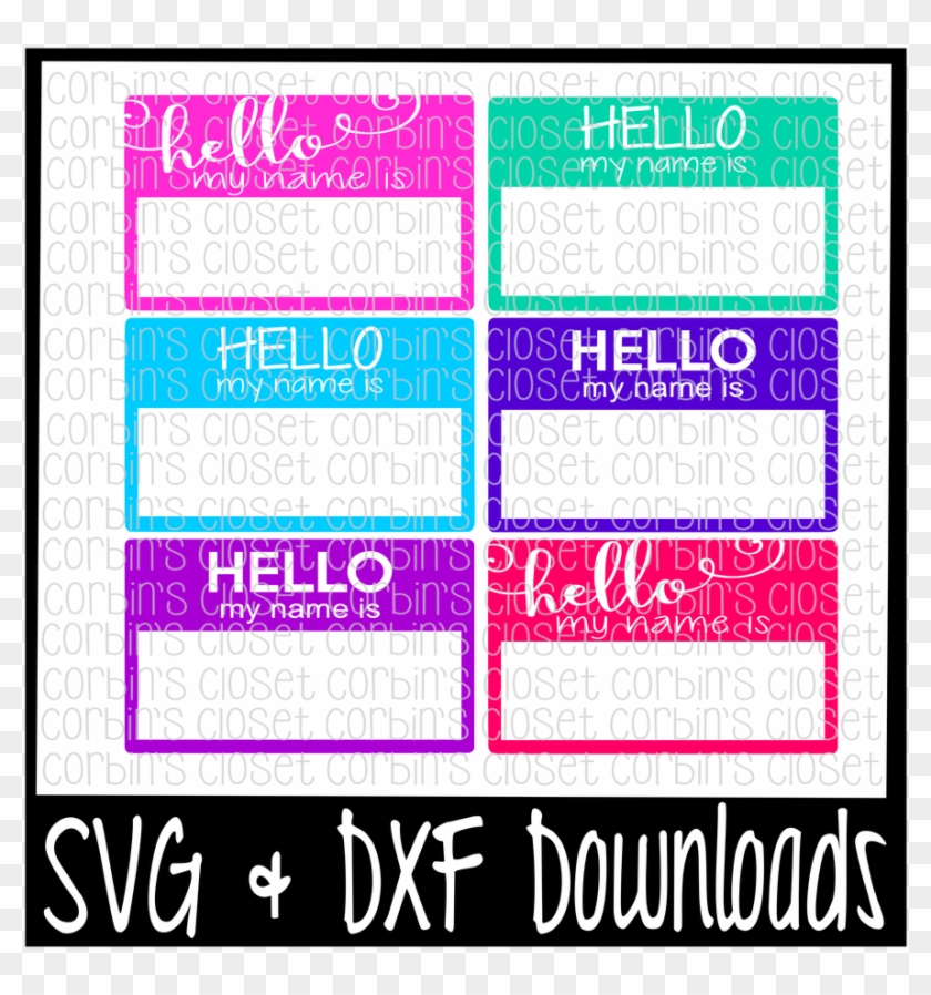 Clip Art Hello My Name Is Svg - Clip Art Hello My Name Is Svg #1509580