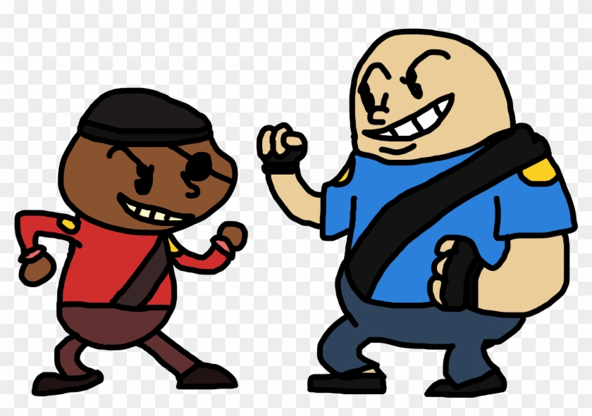 Clip Art 30's Cartoon Fightartwork With Transparent - Clip Art 30's Cartoon Fightartwork With Transparent #1510053