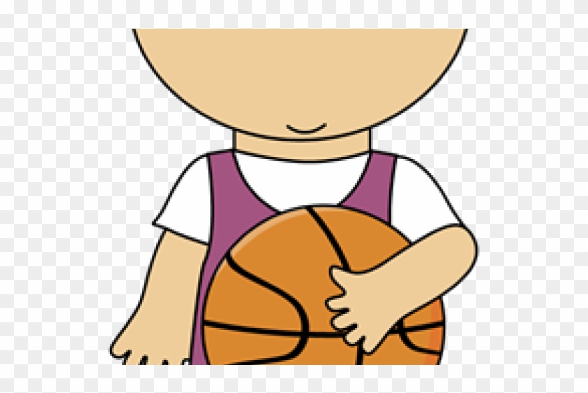 Little Girl Clipart Basketball Player - Little Girl Clipart Basketball Player #1510369