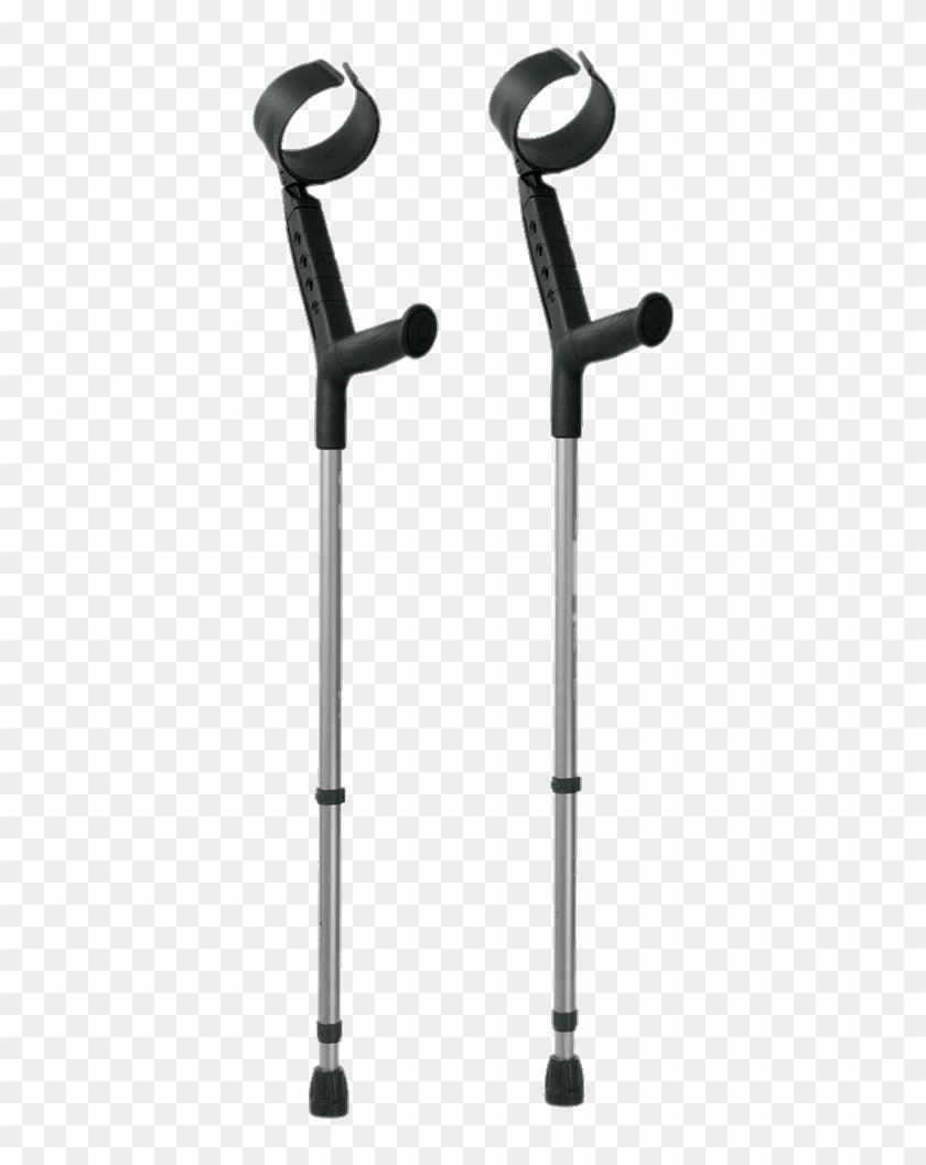 Forearm Crutches With Closed Cuff - Forearm Crutches With Closed Cuff #1511282