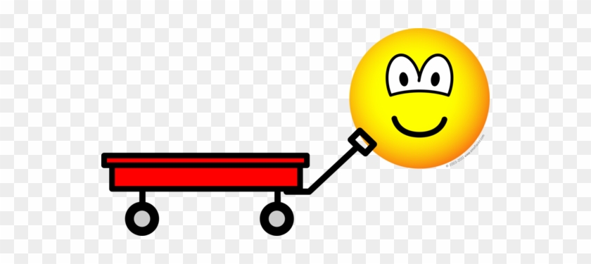 Red Wagon Emoticon - Red Wagon Emoticon #1511378