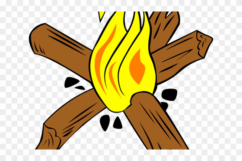 Camp Fire Clipart Wood - Camp Fire Clipart Wood #1511527