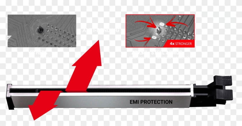 Msi Pci Express Steel Armor Slots Are Armed With More - Msi Pci Express Steel Armor Slots Are Armed With More #1511593