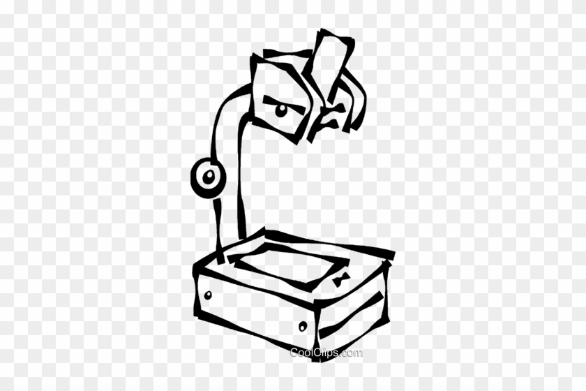 Overhead Projector Royalty Free Vector Clip Art Illustration Overhead
