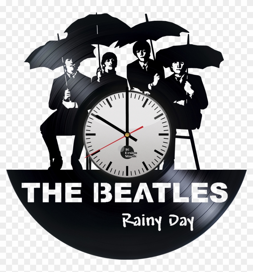 The Beatles Handmade Vinyl Record Wall Clock Fan Gift - The Beatles Handmade Vinyl Record Wall Clock Fan Gift #1511676