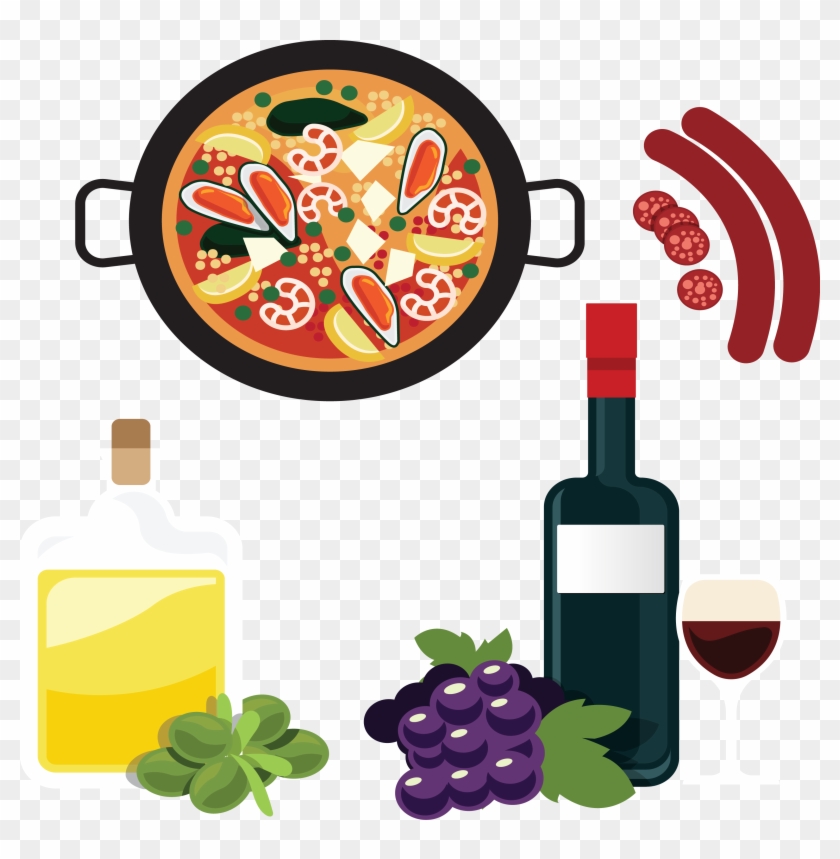 Spain Clipart Spanish Food - Spain Clipart Spanish Food #1511724