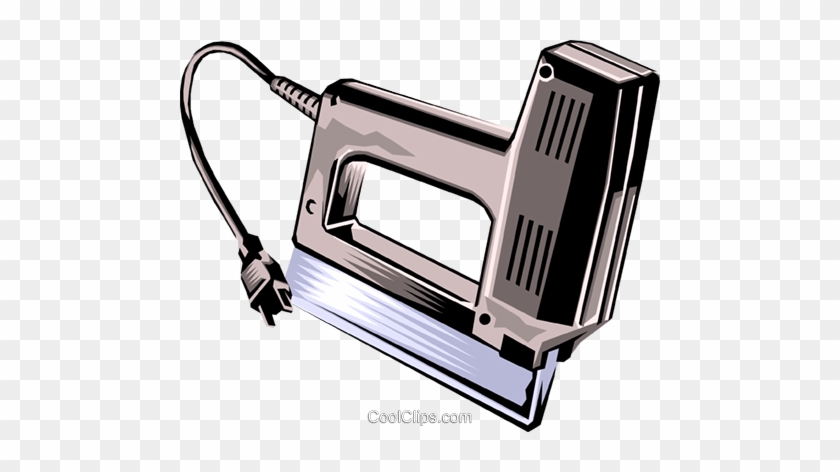 Electric Stapler Royalty Free Vector Clip Art Illustration - Electric Stapler Royalty Free Vector Clip Art Illustration #1511798