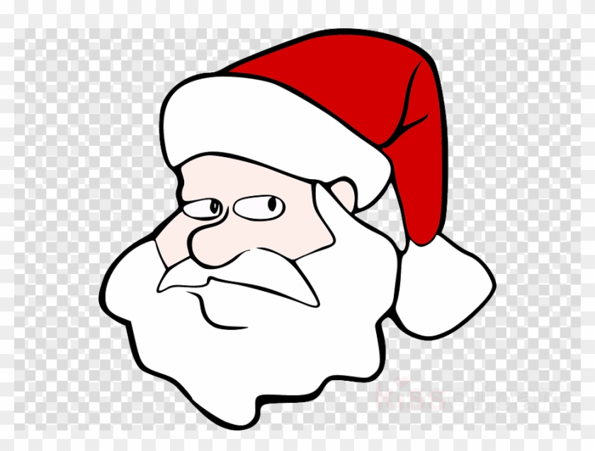 Cartoon Santa Head Clipart Santa Claus Clip Art - Cartoon Santa Head Clipart Santa Claus Clip Art #1512100