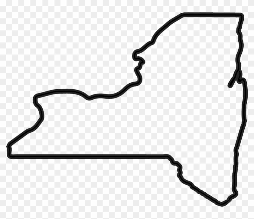 New York State Outline Png - New York State Outline Png #1512223