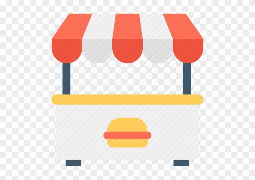 Transparent Download Food By Vectors Burger Kiosk Stall - Transparent Download Food By Vectors Burger Kiosk Stall #1512517