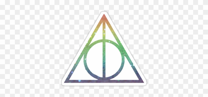 Deathly Hallows Rainbow By Deathly Hallows Symbol Art - Deathly Hallows Rainbow By Deathly Hallows Symbol Art #1512605