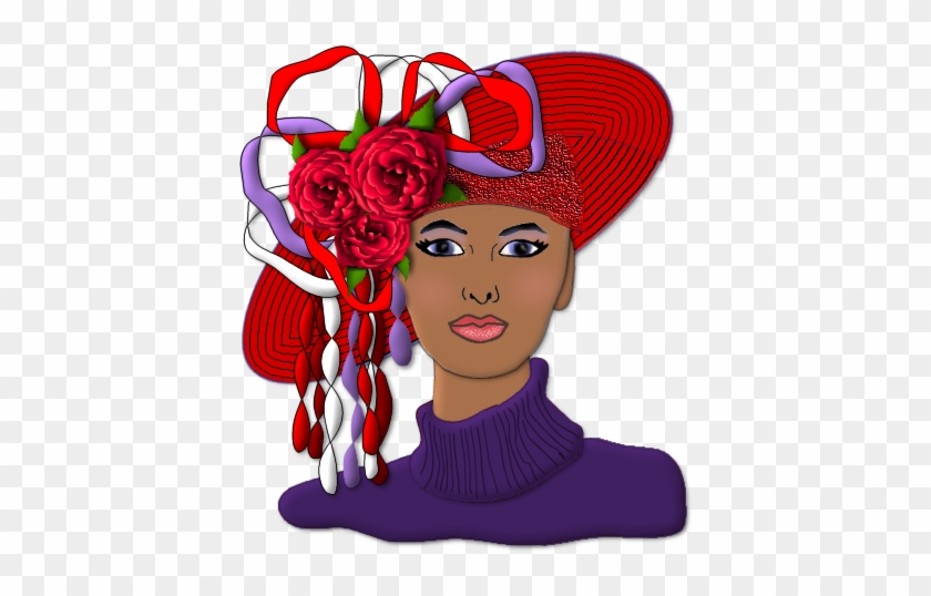 Red Hat Society Clip Art - Red Hat Society Clip Art #1512673