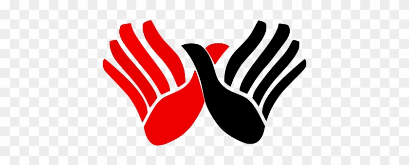 Clipart Albania Hands Red And Black Cupped Hands Clip - Clipart Albania Hands Red And Black Cupped Hands Clip #1512978