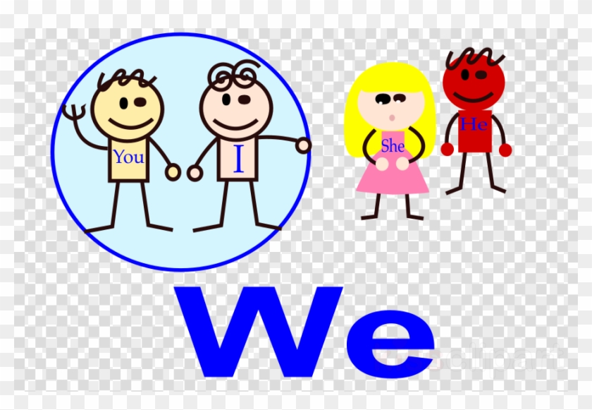 We Pronoun Clipart We They Subject Pronoun - We Pronoun Clipart We They Subject Pronoun #1513033