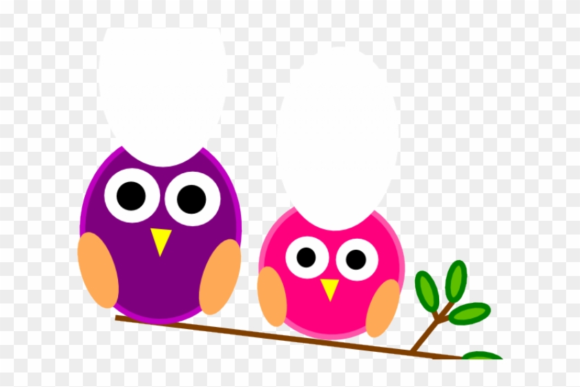 Larger Clipart Two Owl - Larger Clipart Two Owl #1513103