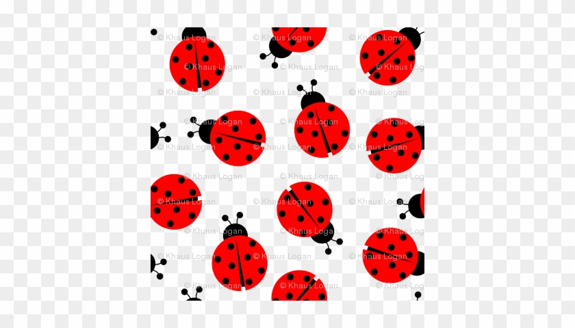 Cute Summer Lady Bug Pattern - Cute Summer Lady Bug Pattern #1513118