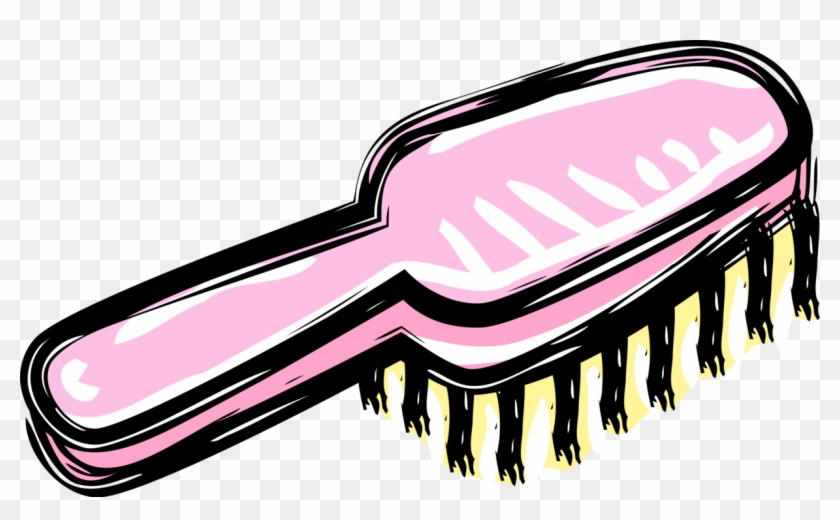 Clip Art Hair Brush - Clip Art Hair Brush #1513251