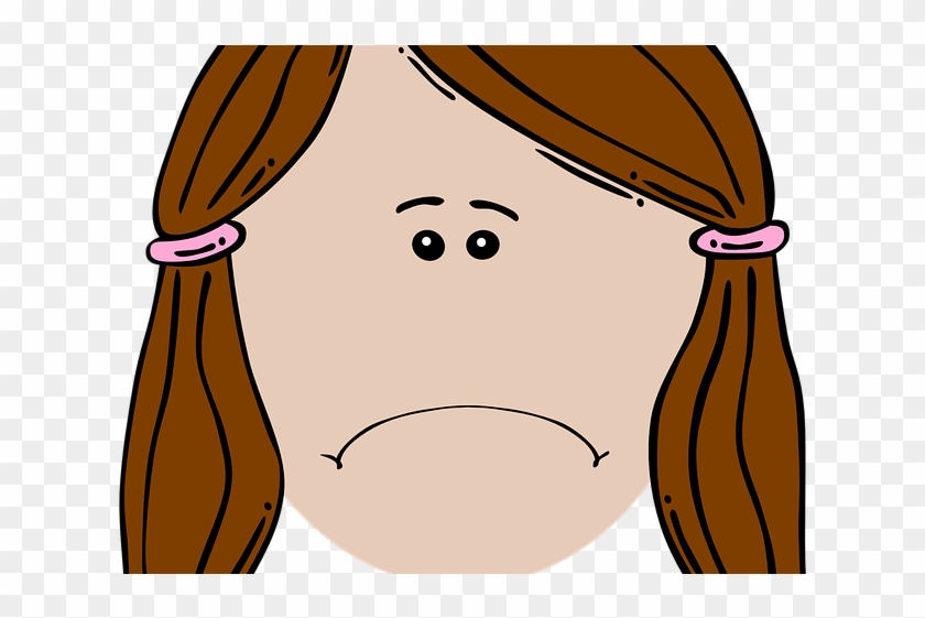 Brunette Clipart Grumpy Girl - Brunette Clipart Grumpy Girl #1513382