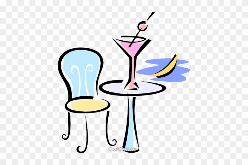 Alcoholic Drink Sitting On A Table Royalty Free Vector - Alcoholic Drink Sitting On A Table Royalty Free Vector #1513422