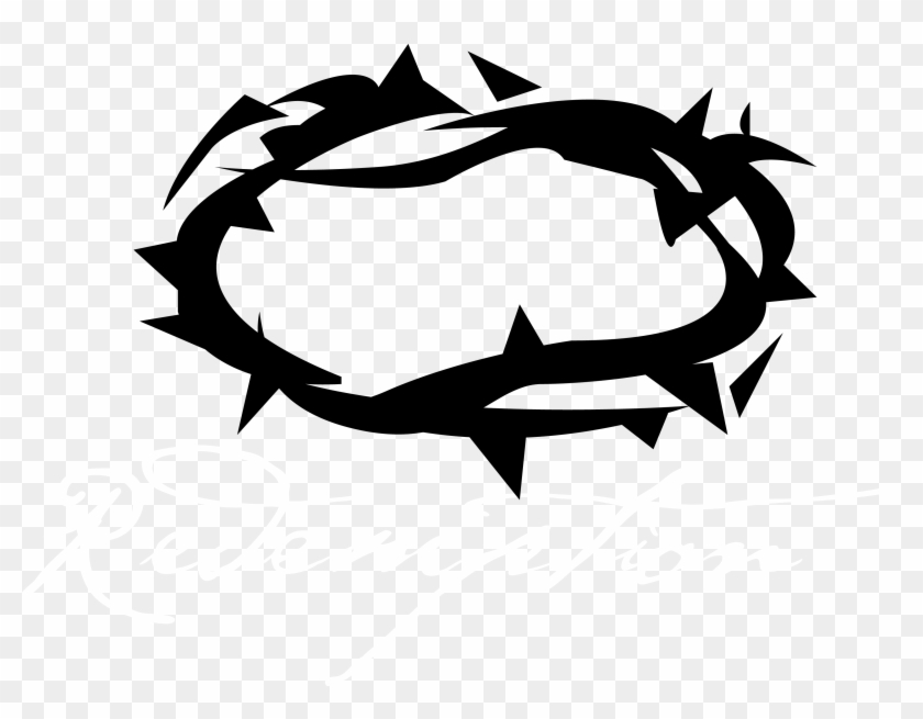 Black And White Crown Of Thorns - Black And White Crown Of Thorns #1513721
