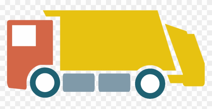 Garbage Truck Waste Disposal Truck Icon Big - Garbage Truck Waste Disposal Truck Icon Big #1514328