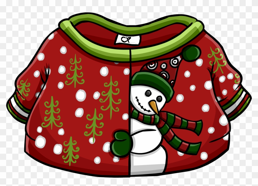 Clipart Snowman Sweater - Clipart Snowman Sweater #1514440