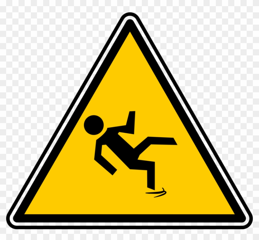 Hazard Symbol Accidental Fall - Hazard Symbol Accidental Fall #1514517