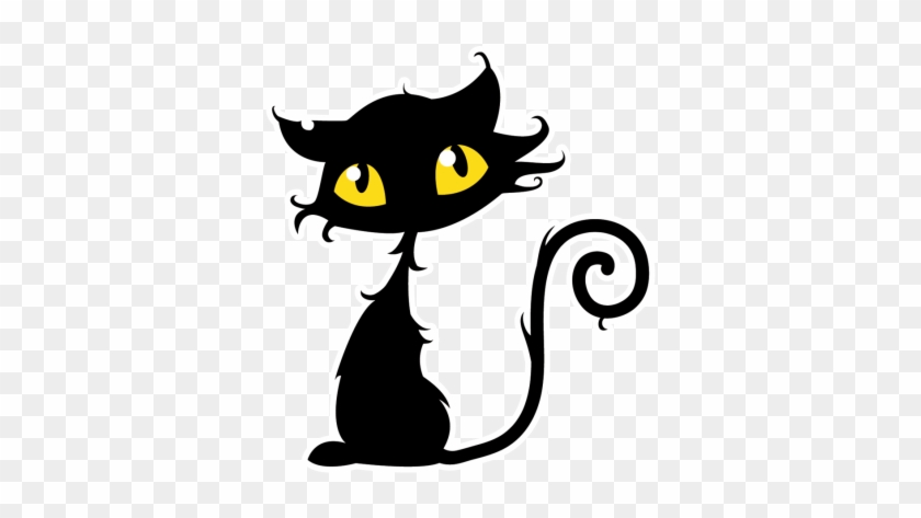 Halloween Black Cat Clipart - Halloween Black Cat Clipart #1514877