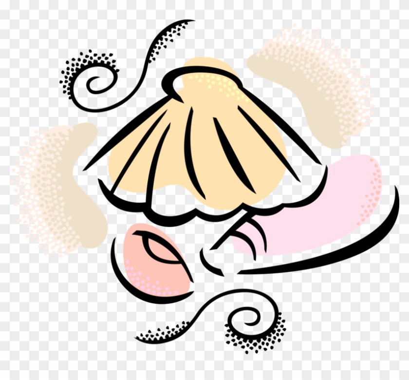 Scallop Image Illustration Of Marine Aquatic - Scallop Image Illustration Of Marine Aquatic #1515205