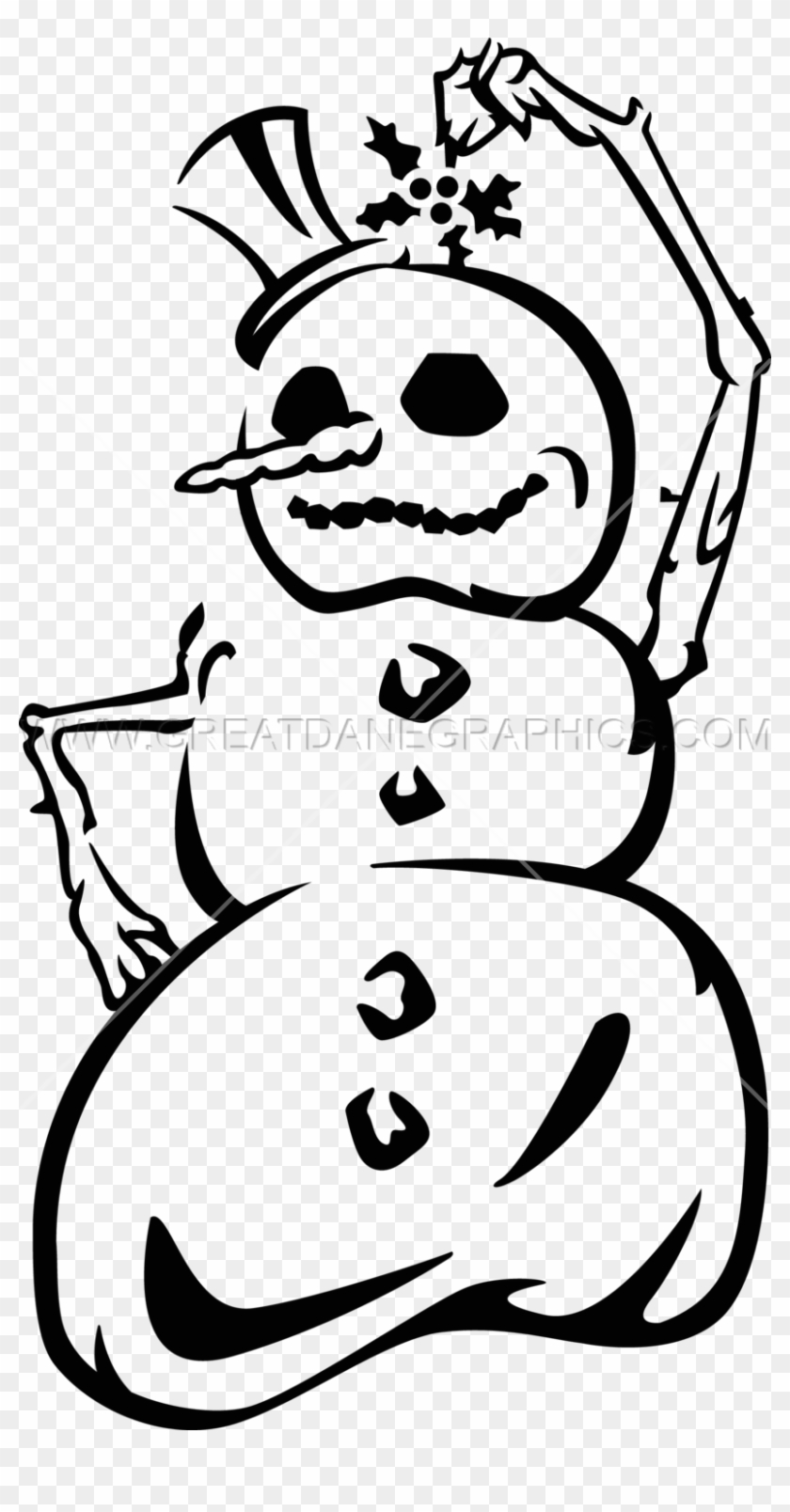 Drawing Snowman Face - Drawing Snowman Face #1515335