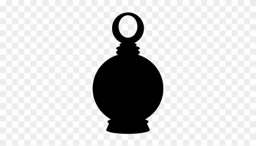 Parfum Bottle Of Rounded Shape Vector - Parfum Bottle Of Rounded Shape Vector #1515450