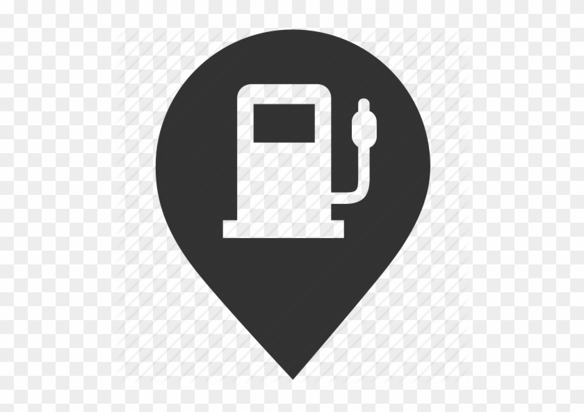 Gas Station Map Icon Clipart Filling Station Gasoline - Gas Station Map Icon Clipart Filling Station Gasoline #1515551
