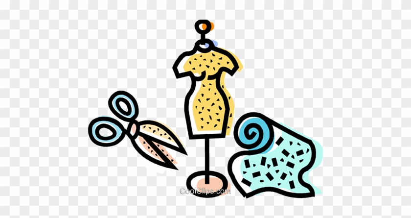 Seamstress Royalty Free Vector Clip Art Illustration - Seamstress Royalty Free Vector Clip Art Illustration #1515580