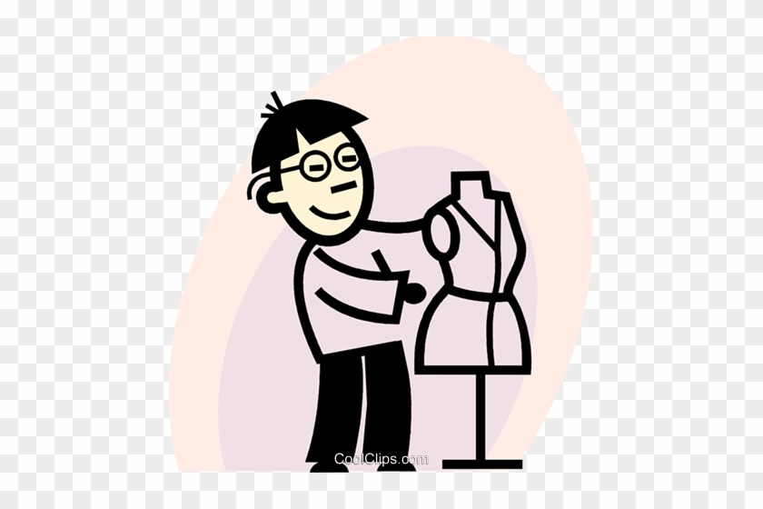 Seamstress Royalty Free Vector Clip Art Illustration - Seamstress Royalty Free Vector Clip Art Illustration #1515591