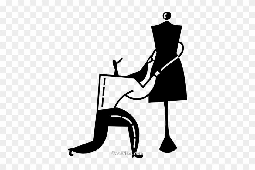 Seamstress Royalty Free Vector Clip Art Illustration - Seamstress Royalty Free Vector Clip Art Illustration #1515598