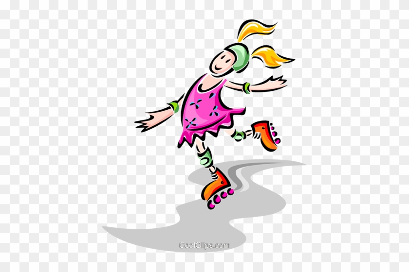 Child Roller Blading Royalty Free Vector Clip Art - Child Roller Blading Royalty Free Vector Clip Art #1515727