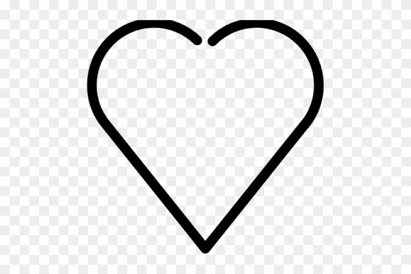Heart Shaped Clipart Hollow Heart - Heart Shaped Clipart Hollow Heart #1515936