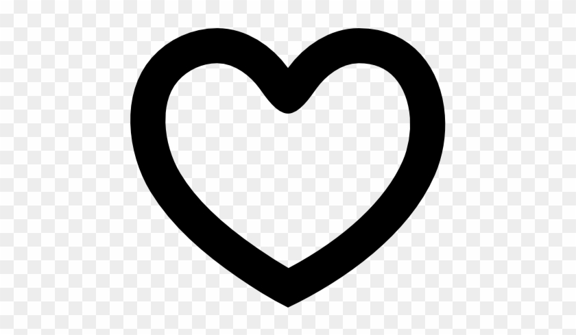 Heart Shaped Clipart Hollow Heart - Heart Shaped Clipart Hollow Heart #1515946